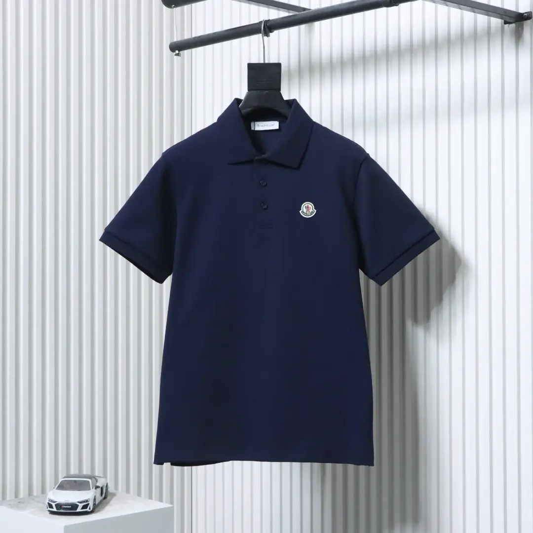 Moncler Klassisches Kurzarm-Poloshirt mit Brustlogo M-XXL – Bild 13