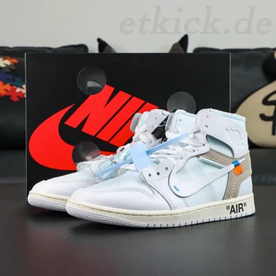 Off-White x Air Jordan 1 High OG Alaska