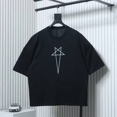 Vitmons neues Kurzarm-T-Shirt mit klassischem Pentagramm-Logo im RO-Stil