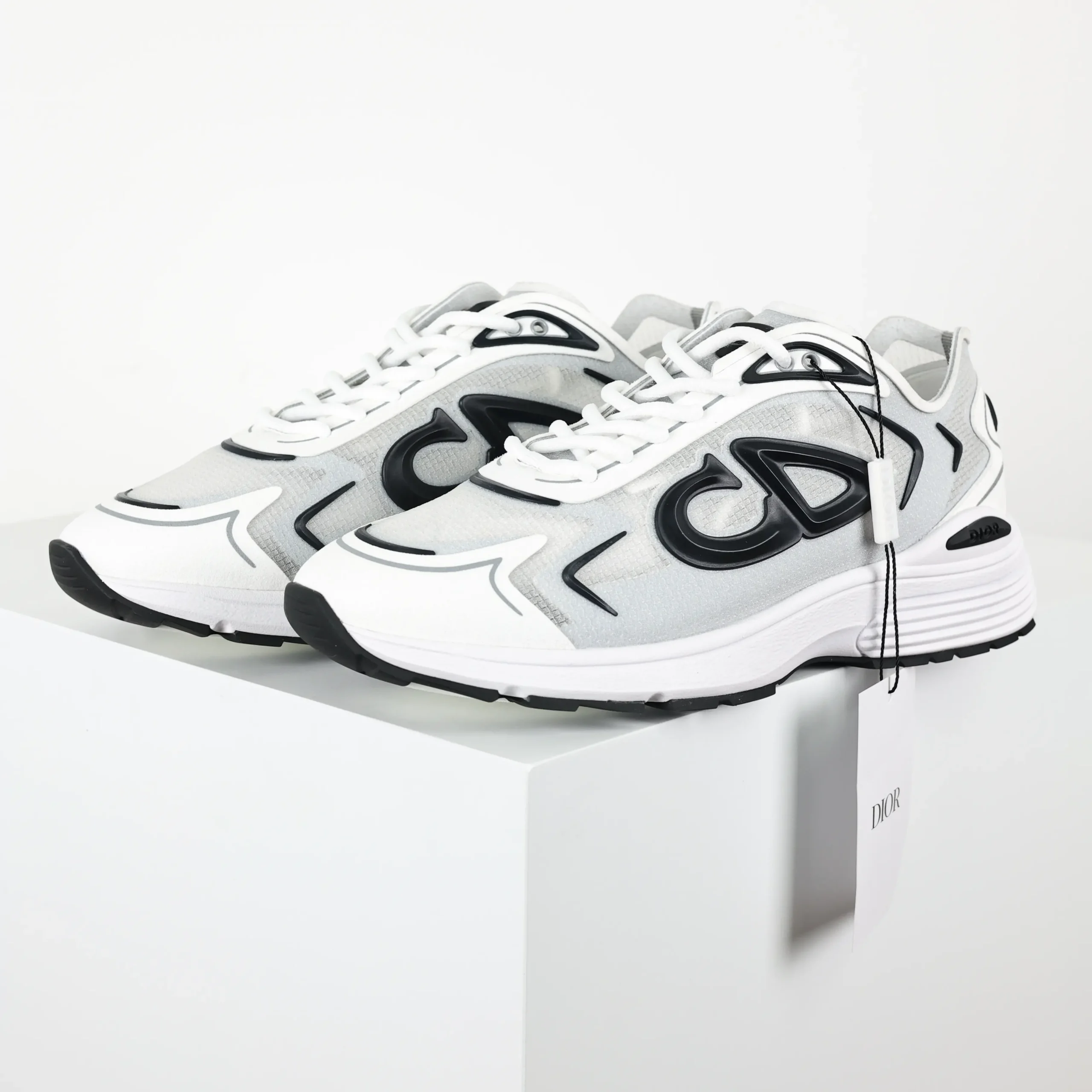 B30 Countdown Tech Sneaker Weiß Grau – Bild 2