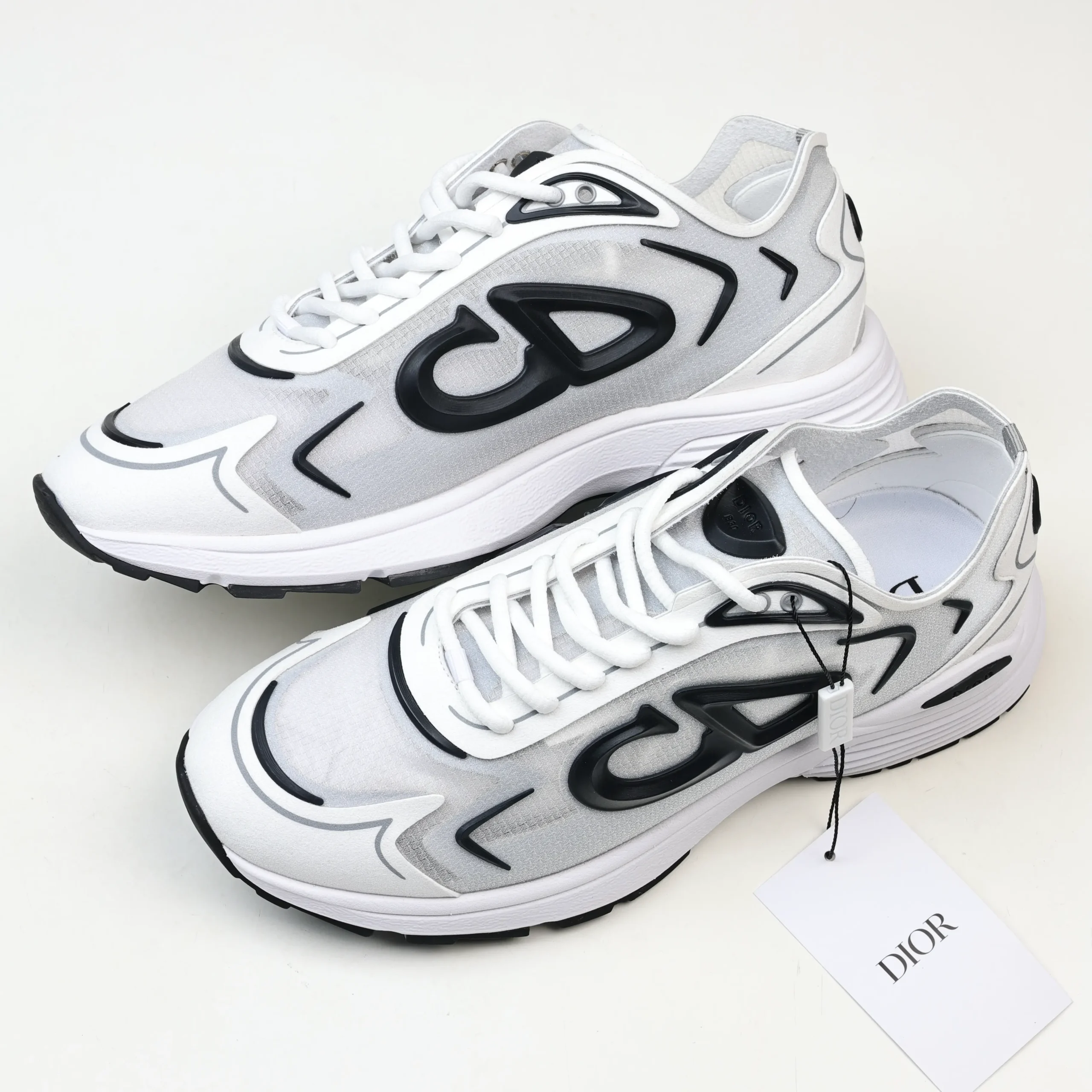 B30 Countdown Tech Sneaker Weiß Grau – Bild 4