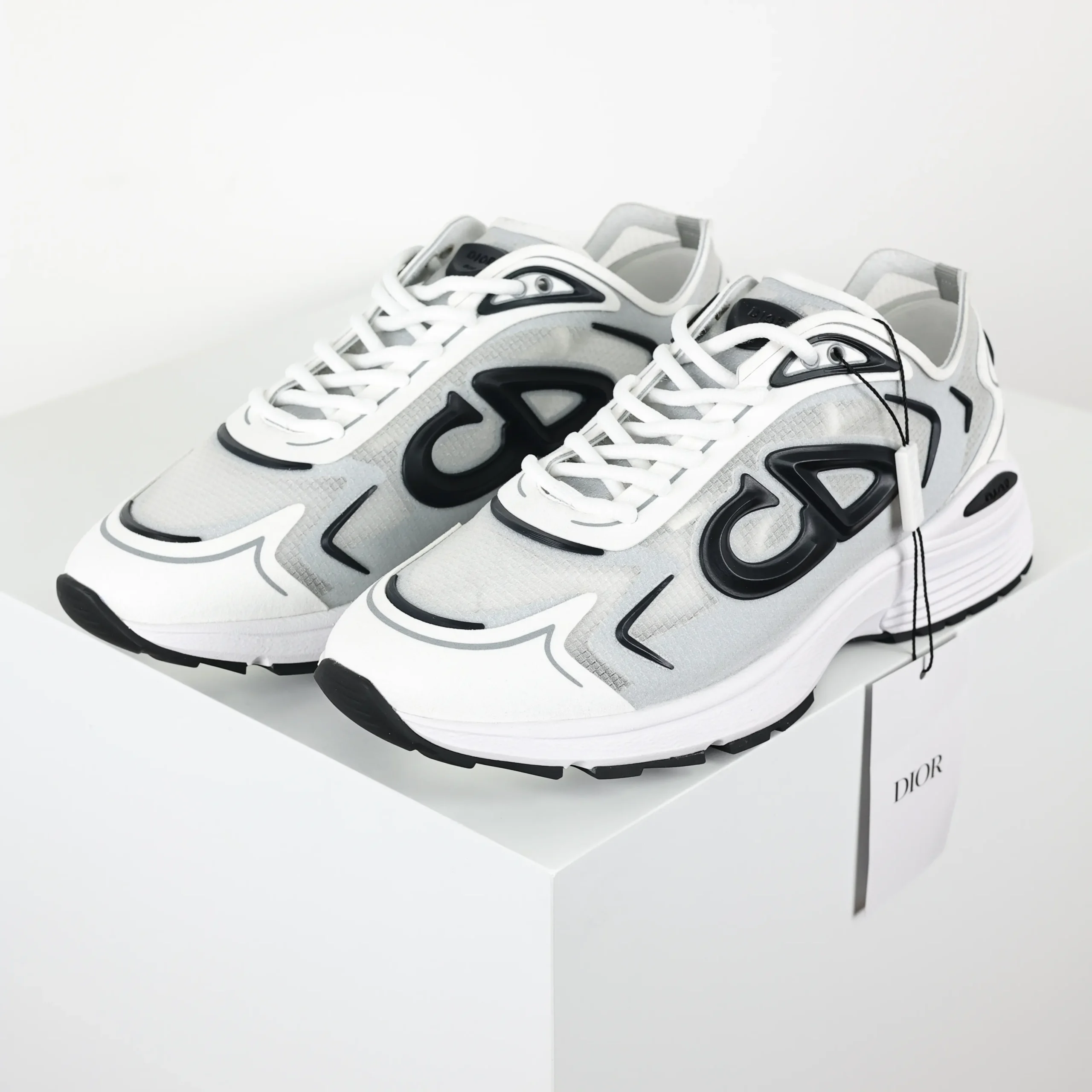 B30 Countdown Tech Sneaker Weiß Grau