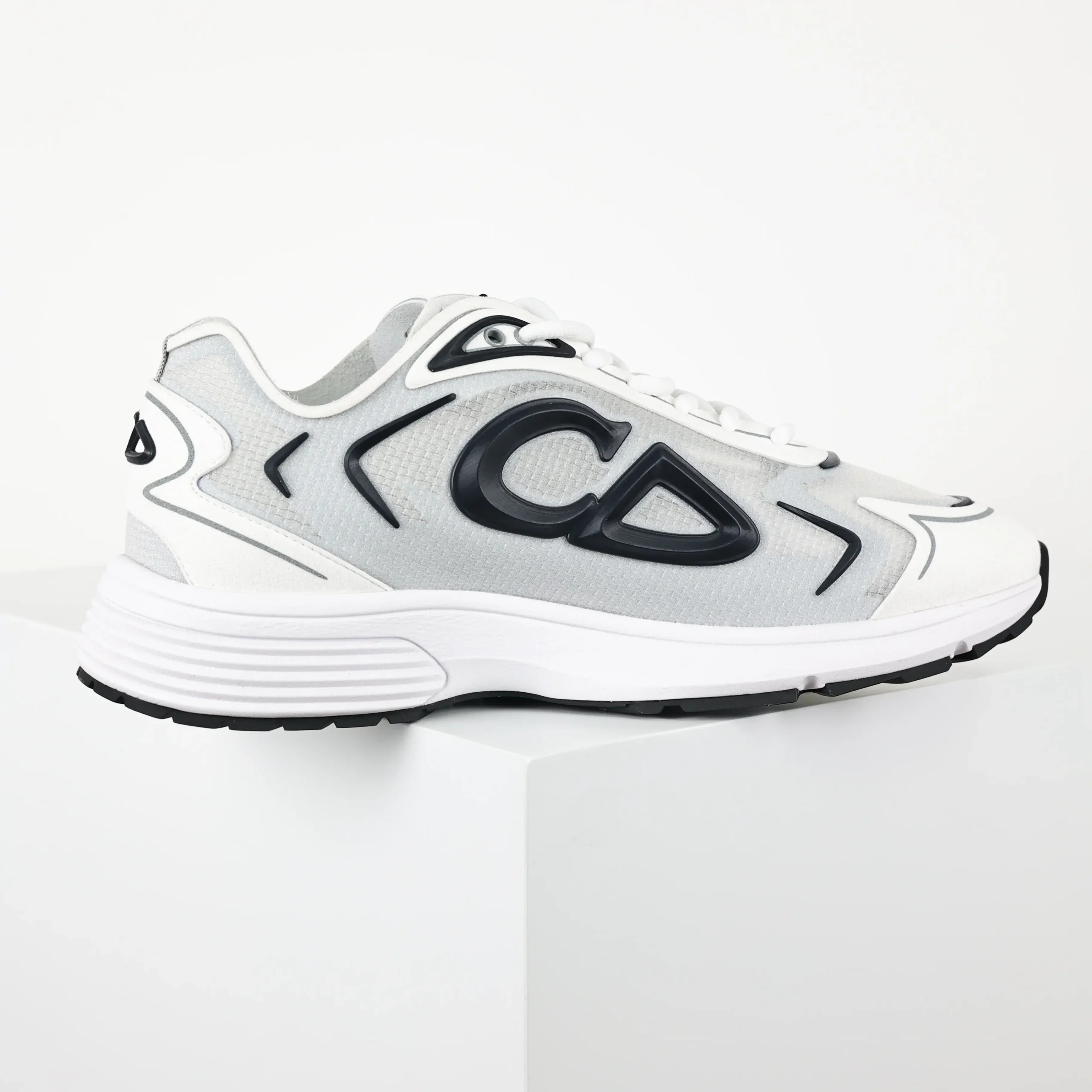 B30 Countdown Tech Sneaker Weiß Grau – Bild 5