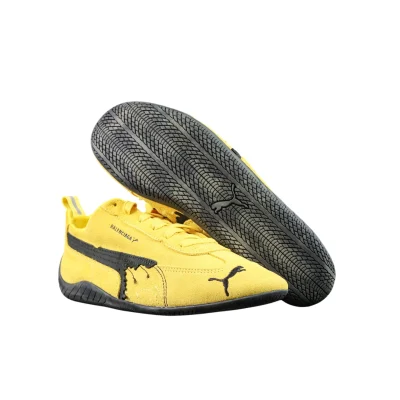 Ansicht der Außensohle und Seite BLCG x Puma Speedcat.