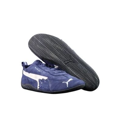 Ansicht der Außensohle und Seite BLCG x Puma Speedcat.