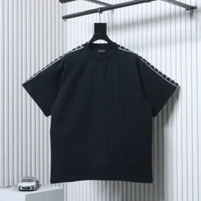 Balenciaga 3B Logo-Tape Kurzarm-T-Shirt