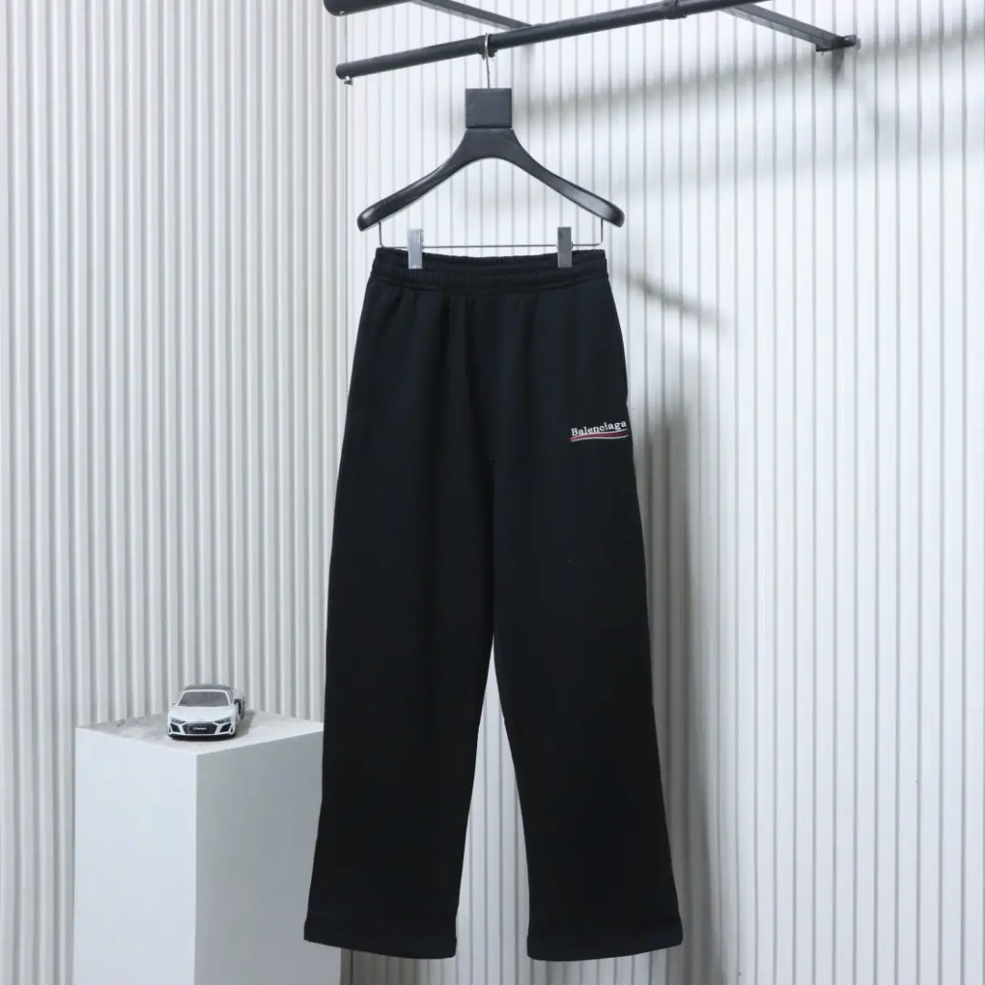 Balenciaga BLCG23ss Cola bestickte Weitbeinhose
