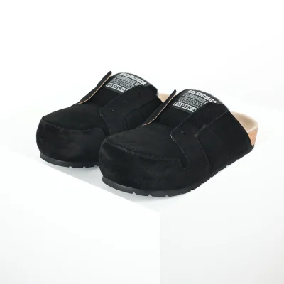 Balenciaga Dumbo Mules mit geschlossener Spitze – Schwarz