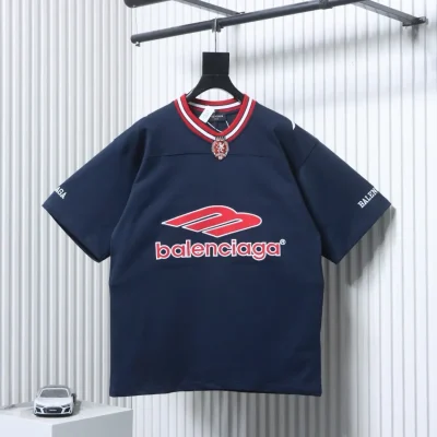 Balenciaga Kurzarmhemd mit 3M-Stickerei des Manchester United-Logos