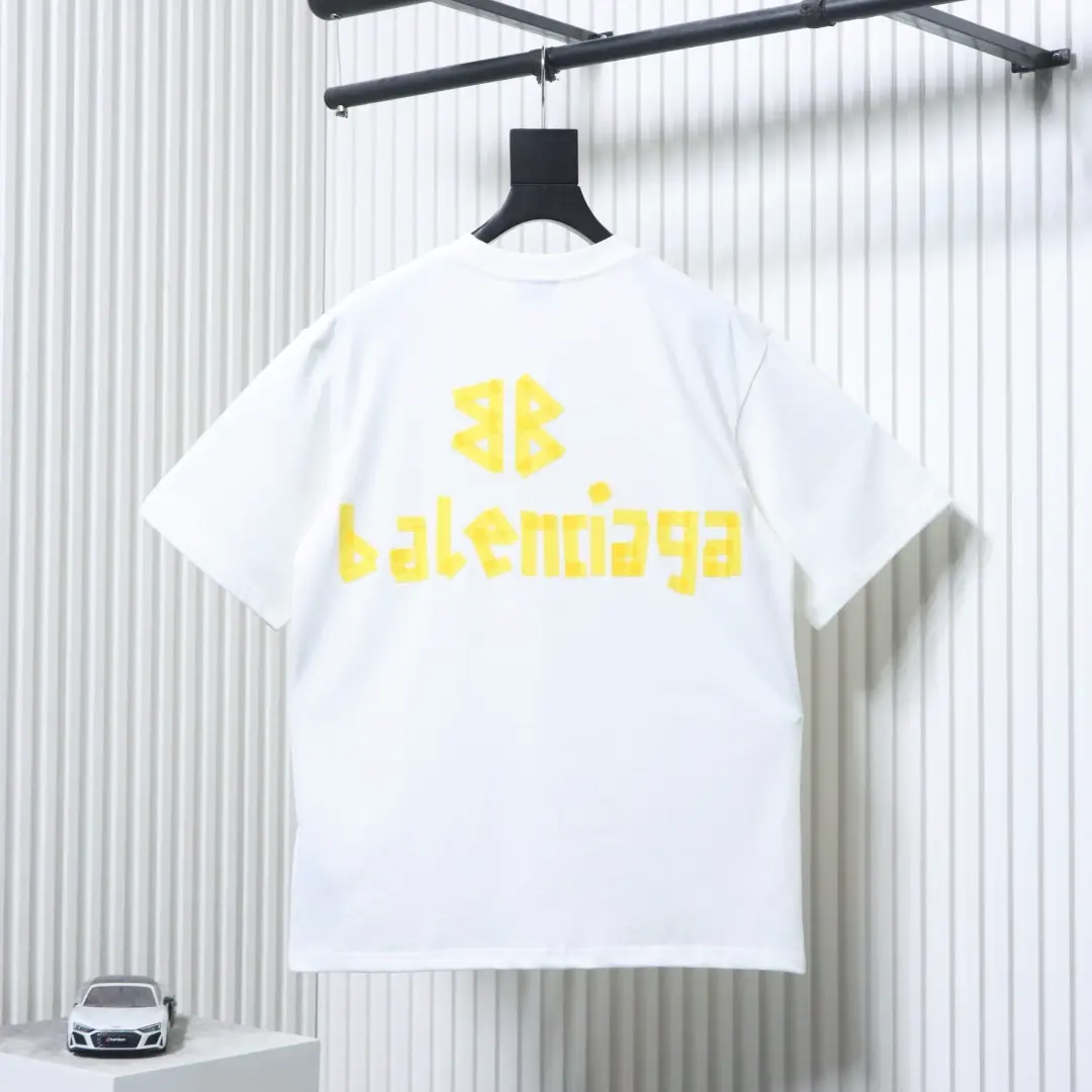 Balenciaga-Masken-Kurzarm-T-Shirt – Bild 12