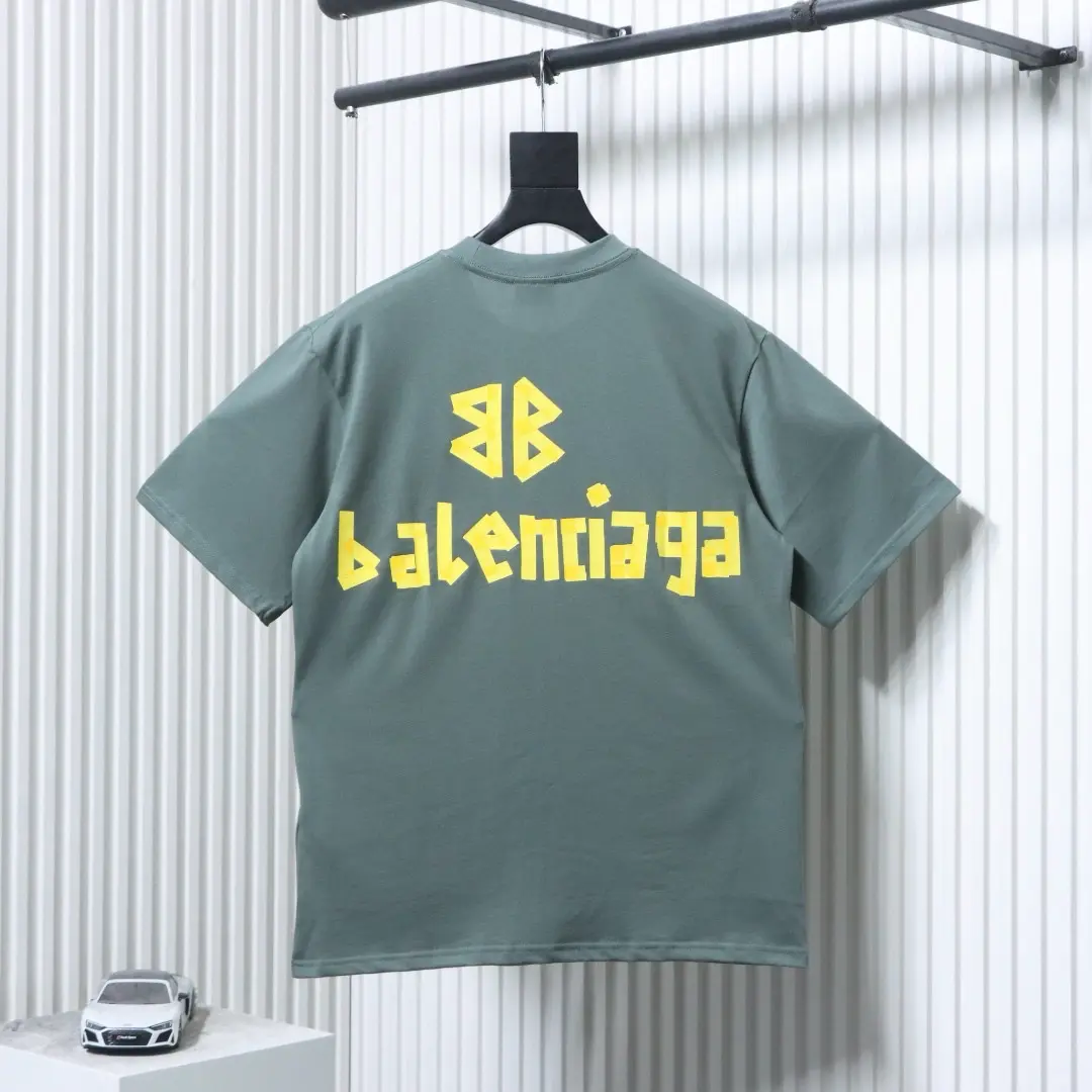 Balenciaga-Masken-Kurzarm-T-Shirt – Bild 16