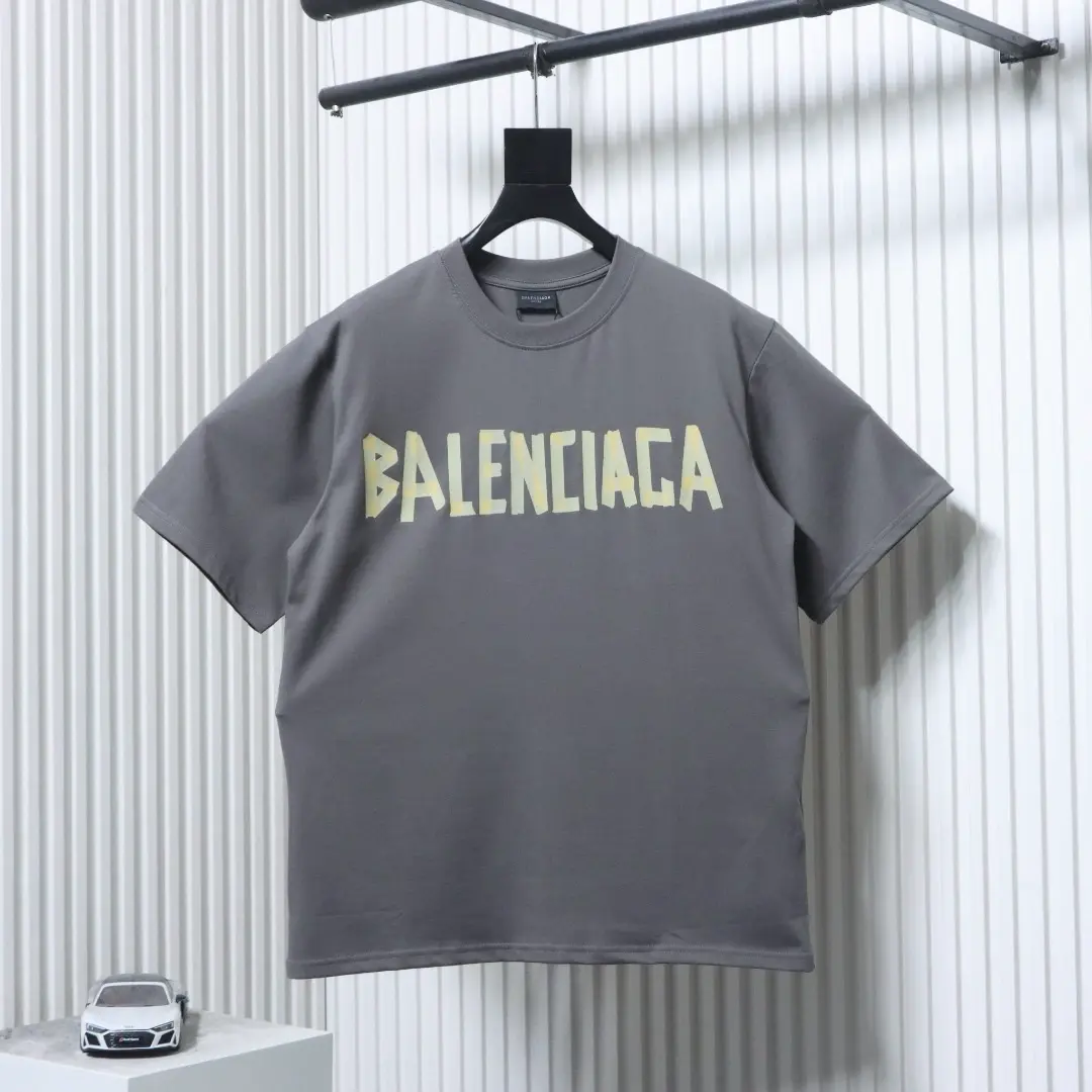 Balenciaga-Masken-Kurzarm-T-Shirt – Bild 13