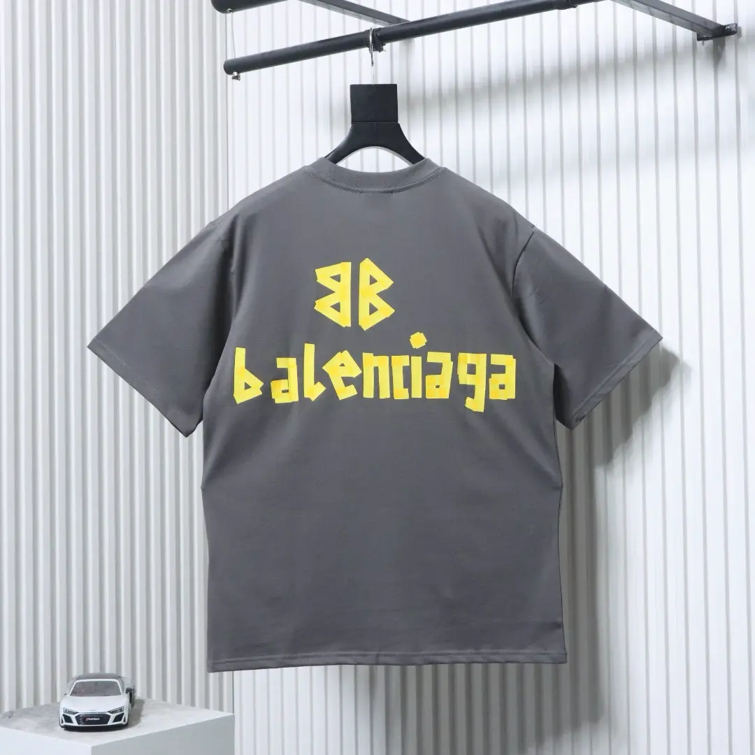 Balenciaga-Masken-Kurzarm-T-Shirt – Bild 14