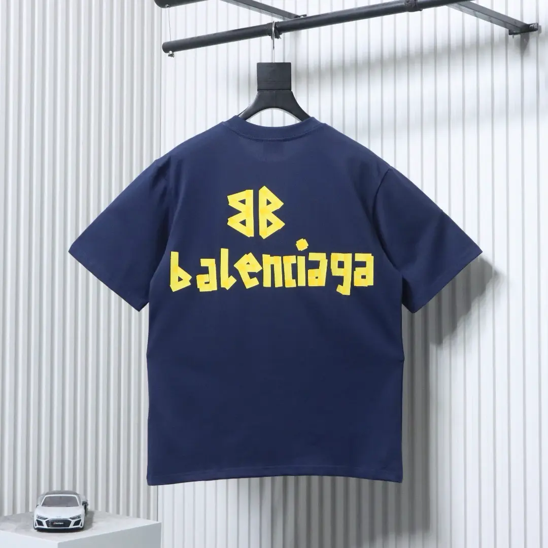 Balenciaga-Masken-Kurzarm-T-Shirt – Bild 17