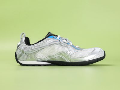 Balenciaga Radar Panelled Sneakers Silver
