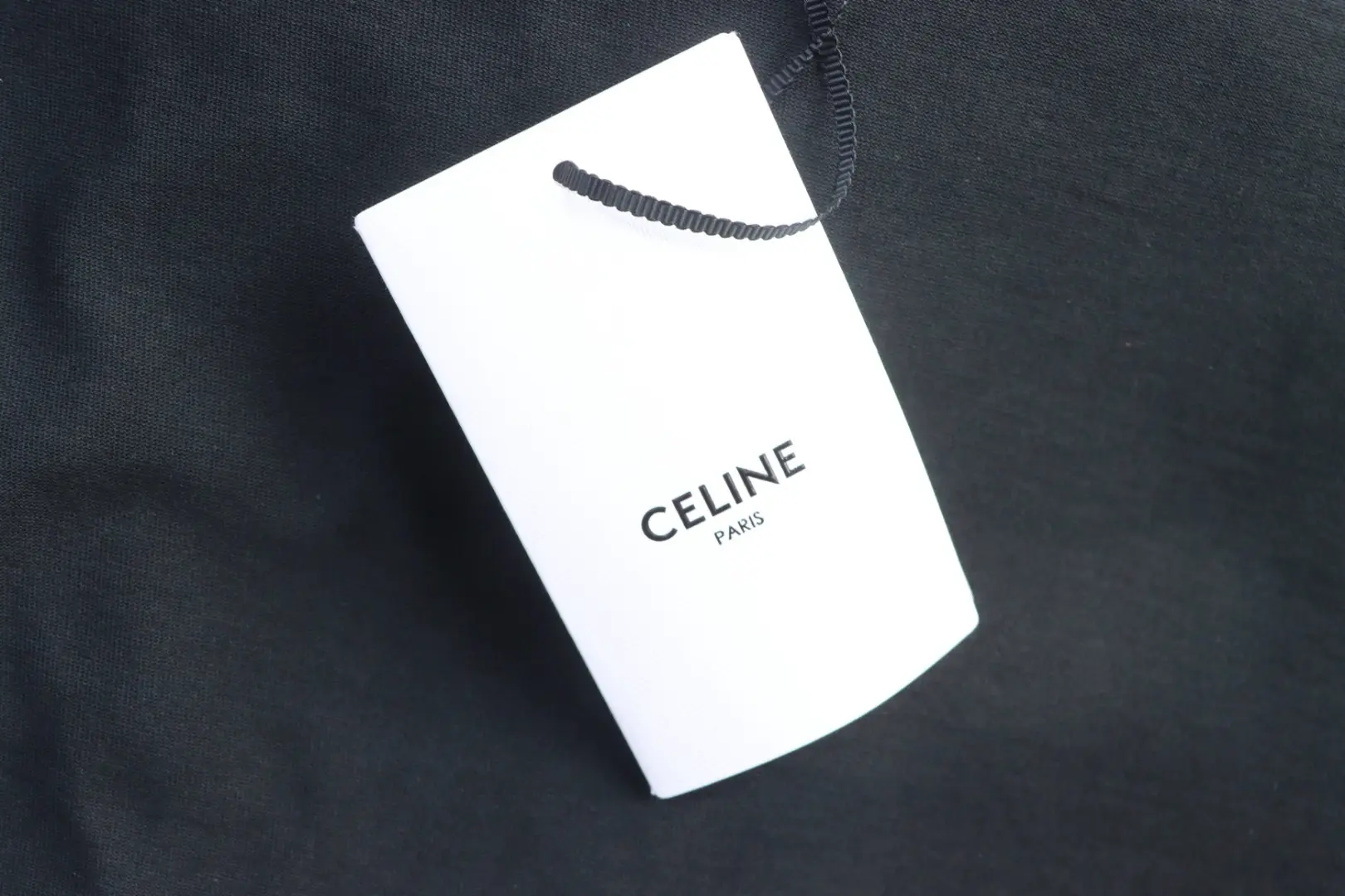 Celine T-Shirt mit klassischem Logo-Print und kurzen Ärmeln – Bild 10
