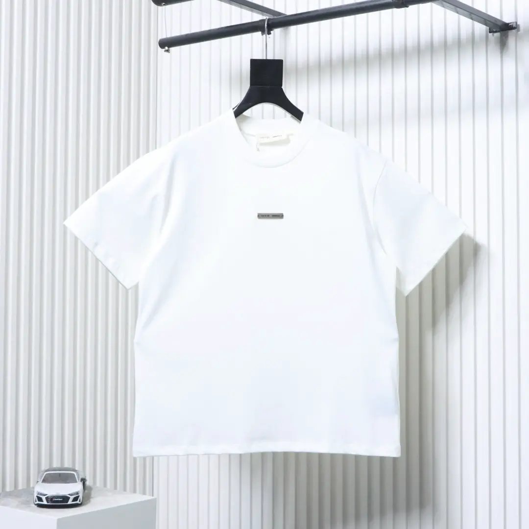 FEAR OF GOD FOG X ESSENTIALS Kurzarm-T-Shirt mit Silikonlabel und Rückendruck – Bild 12