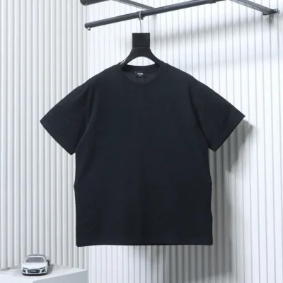 FF-Monogramm-Jacquard-Top mit kurzen Ärmeln