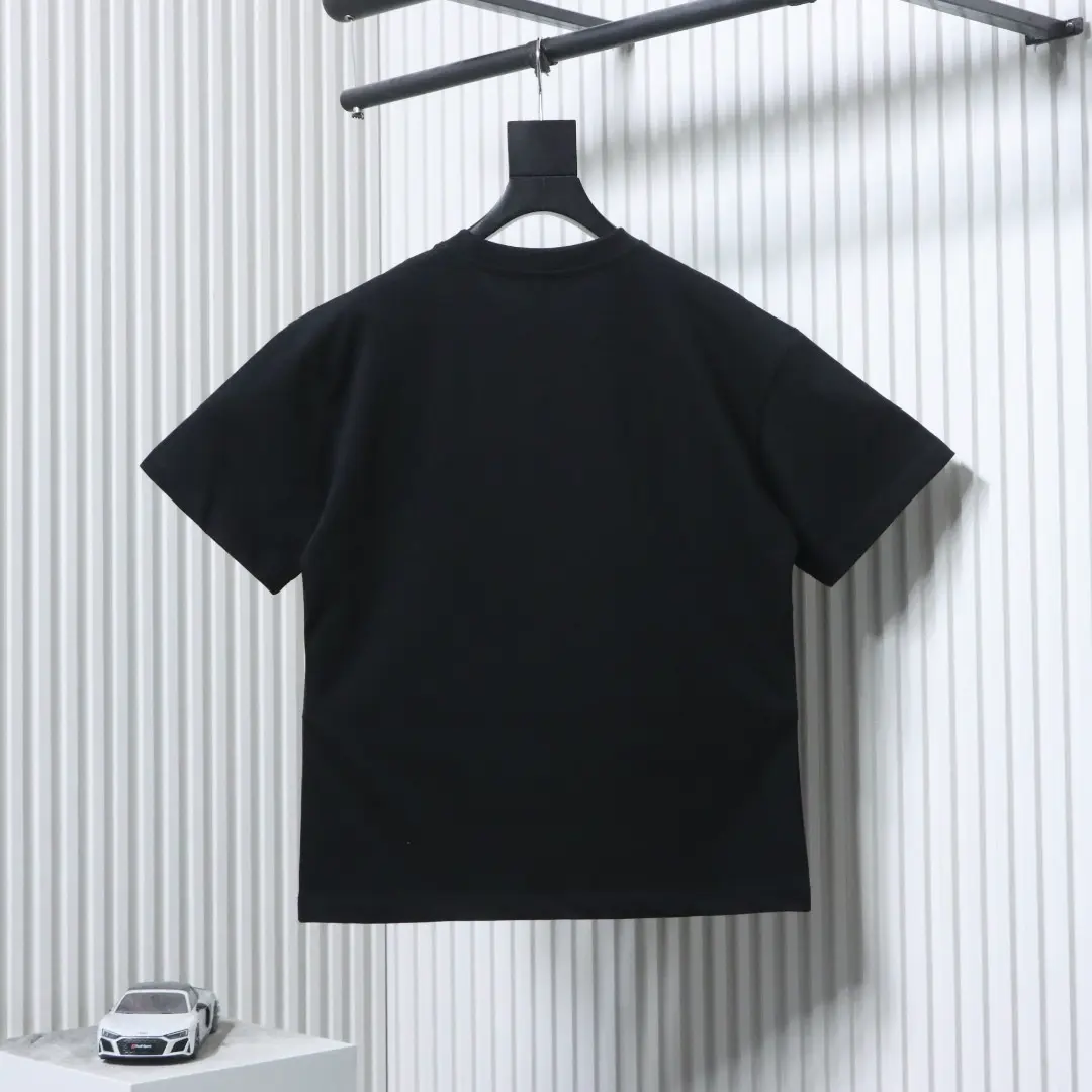 Fendilicious Pizza Muster Besticktes Kurzarm-T-Shirt – Bild 2