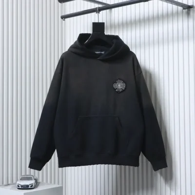 Hochwertige-Kreuz-Applikation-Stickerei-–-Gewaschener-Burnout-Hoodie