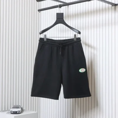 Klassische Shorts mit gesticktem Doppel-G-Logo und Kordelzug