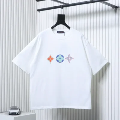 Klassisches Kurzarmhemd mit Drei-Blumen-Print