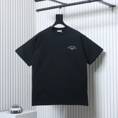 Kurzärmeliges Hemd mit geschwungenem Logodruck