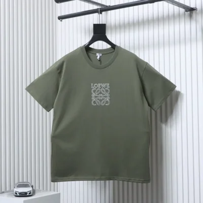 Kurzärmeliges T-Shirt mit Anagramm-Stickerei