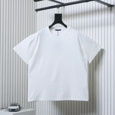 Kurzärmeliges Top mit Allover-Monogramm-Jacquard