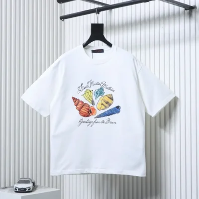 Kurzärmeliges Top mit Muscheldruck