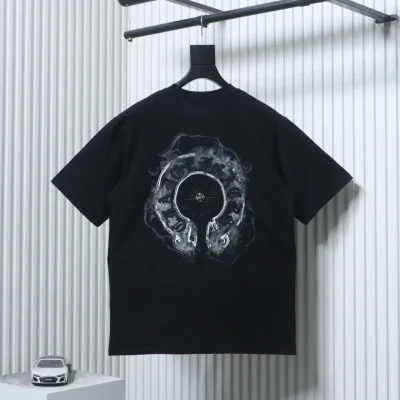 Kurzarm-T-Shirt in Hufeisenform