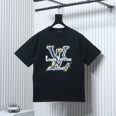 Kurzarm-T-Shirt mit Graffiti-Logo-Print