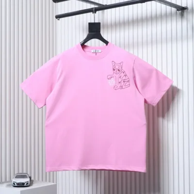 Kurzarm-T-Shirt mit Porzellankatze