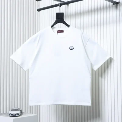 Kurzarmhemd mit gesticktem Doppel-G-Logo