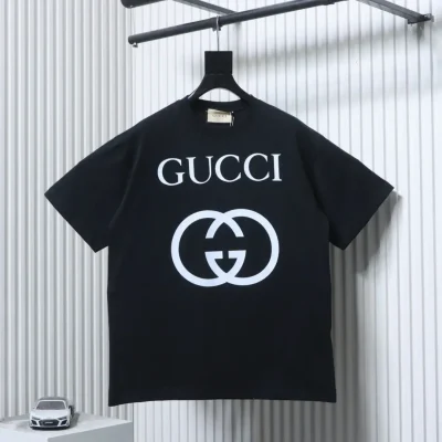 Kurzarmhemd mit klassischem Doppel-G-Logo-Print