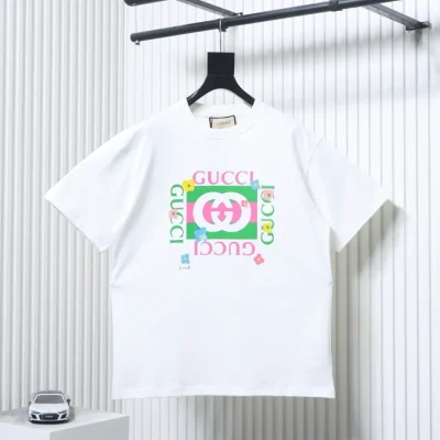 Kurzarmhemd mit kleinem, blumenkariertem GG-Muster