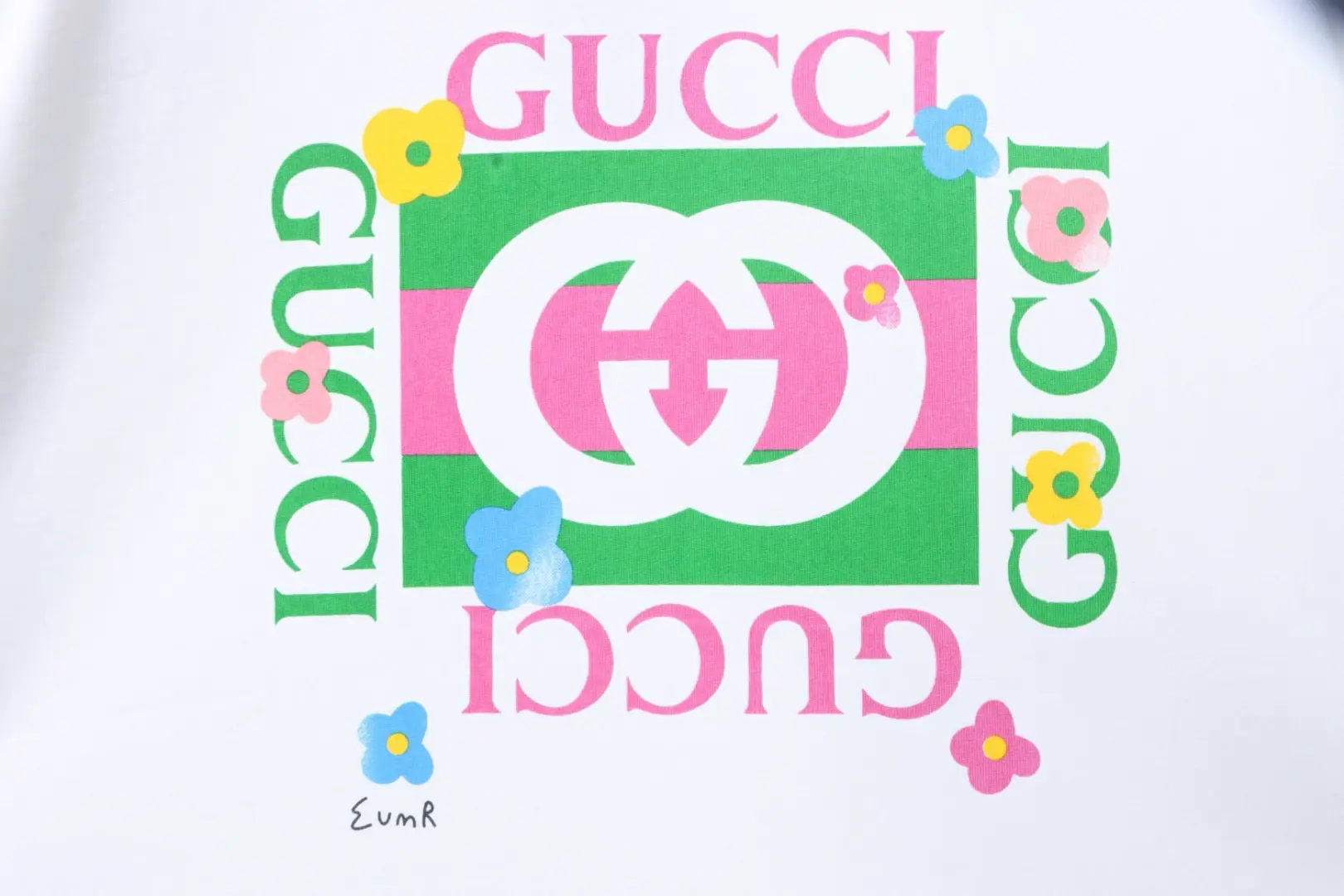 Kurzarmhemd mit kleinem, blumenkariertem GG-Muster – Bild 5