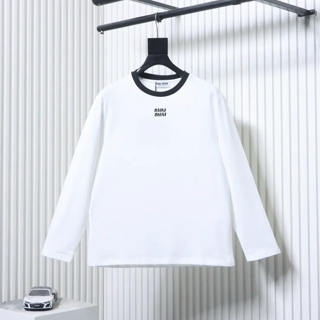 Langarm-T-Shirt mit Farbblockmuster – Bild 10