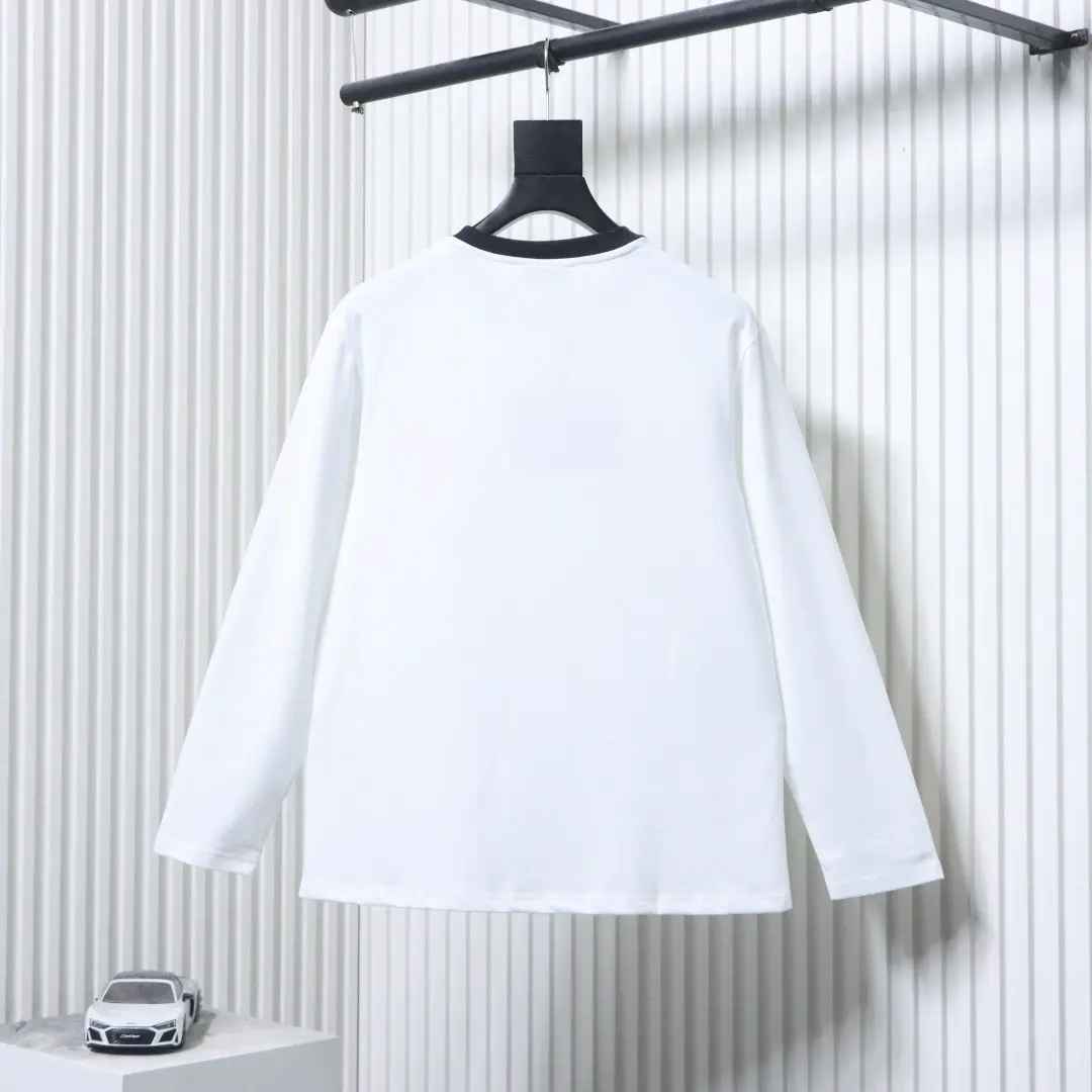 Langarm-T-Shirt mit Farbblockmuster – Bild 11