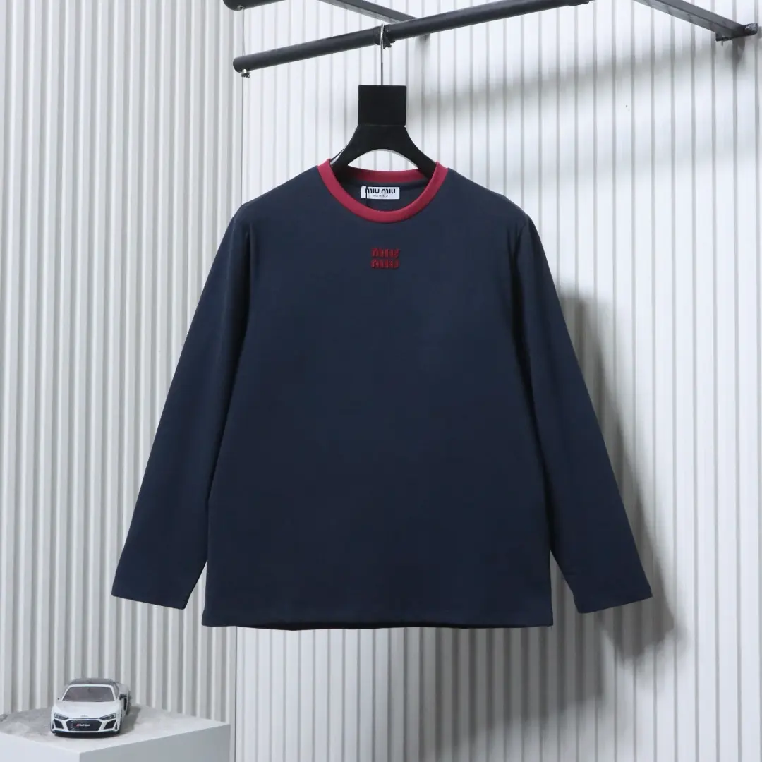 Langarm-T-Shirt mit Farbblockmuster – Bild 12