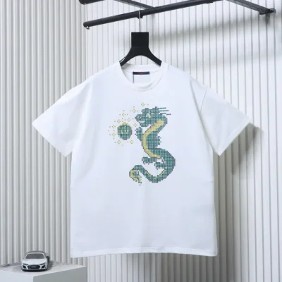 Limited Edition Kurzarmhemd „Jahr des Drachen“ mit Print