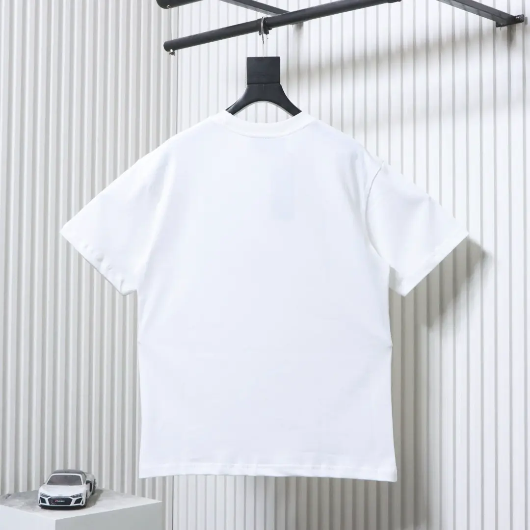 Neues kurzärmeliges Oberteil aus der Cartoon-Serie – Weiß – Bild 2