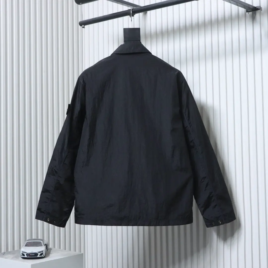 Nylon Meta Series Metallic Nylon Zipper Jacket – Bild 14