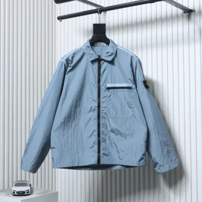 Nylon Meta Series Metallic Nylon Zipper Jacket