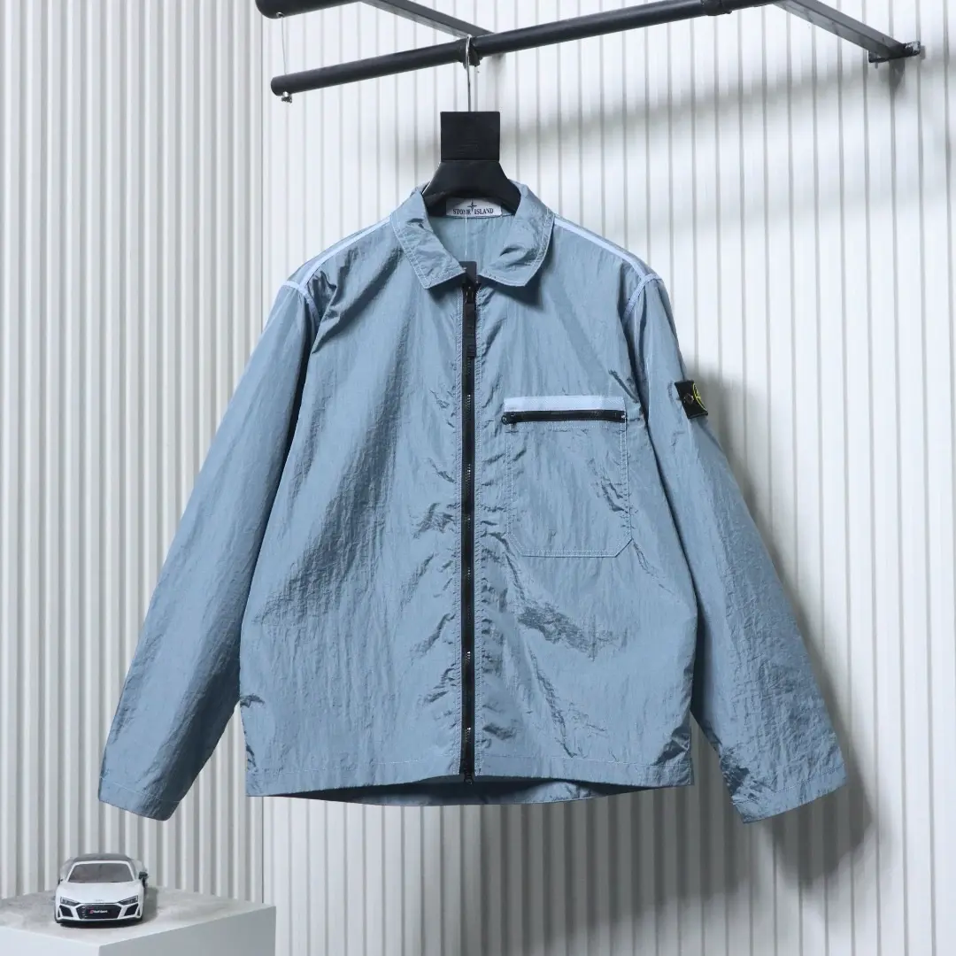 Nylon Meta Series Metallic Nylon Zipper Jacket