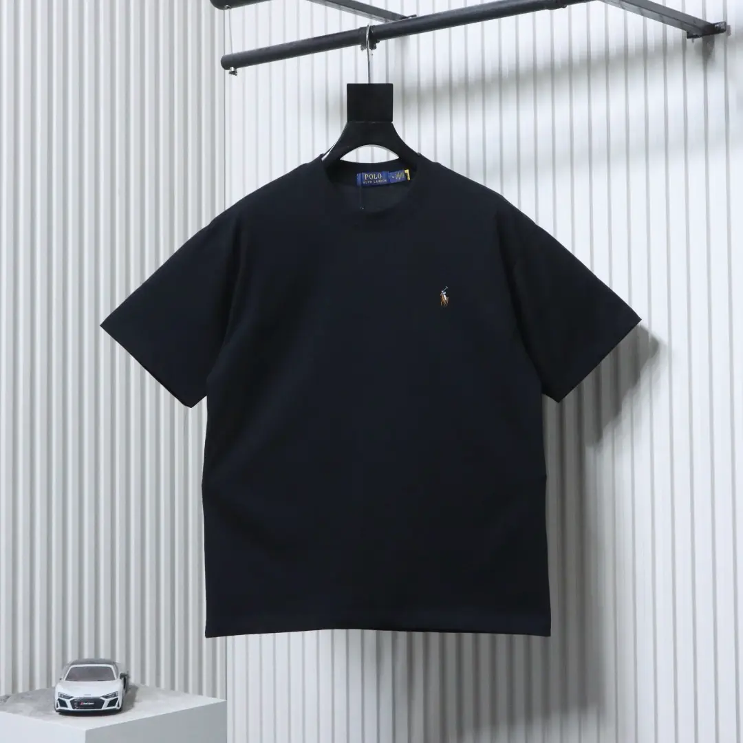 Ralph Lauren Kurzarm-T-Shirt mit farbenfrohem Pferdelogo