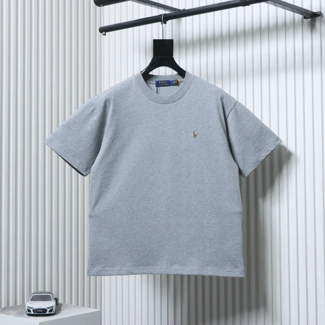 Ralph Lauren Kurzarm-T-Shirt mit farbenfrohem Pferdelogo – Bild 3