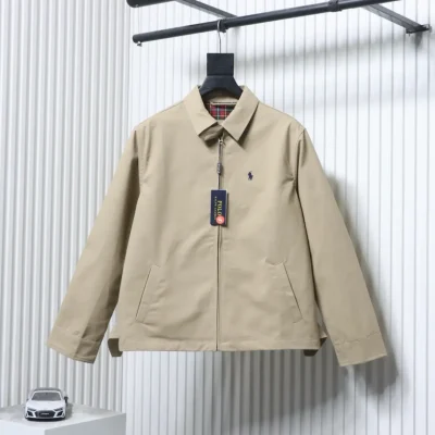 Ralph Lauren Vintage-Retro-Jacke mit Reißverschluss