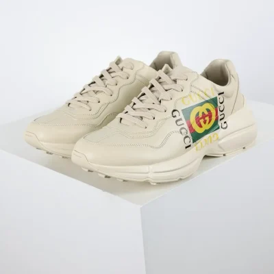 Rhyton Low-Top Sneakers Double G Print Reps