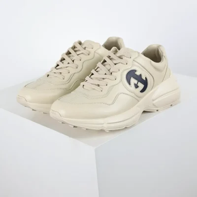 Rhyton Low-Top Sneakers „Bat“ Weiß